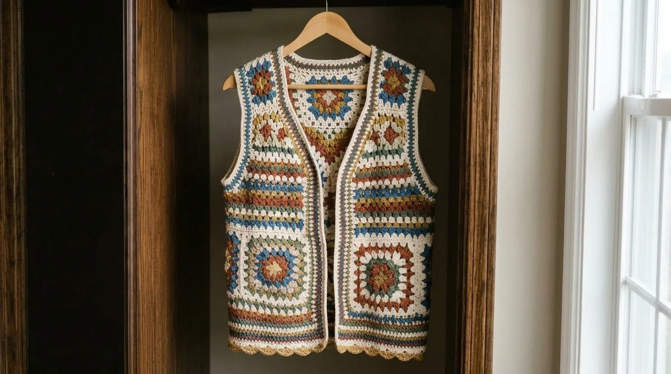 Easy Crochet Vest You’ll Want to Make Again